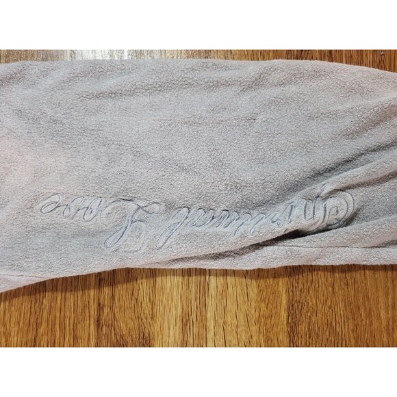 Faith Connexion Beige Velour Embroidered Embellished Pants Size XS Y2K - Picture 6 of 6